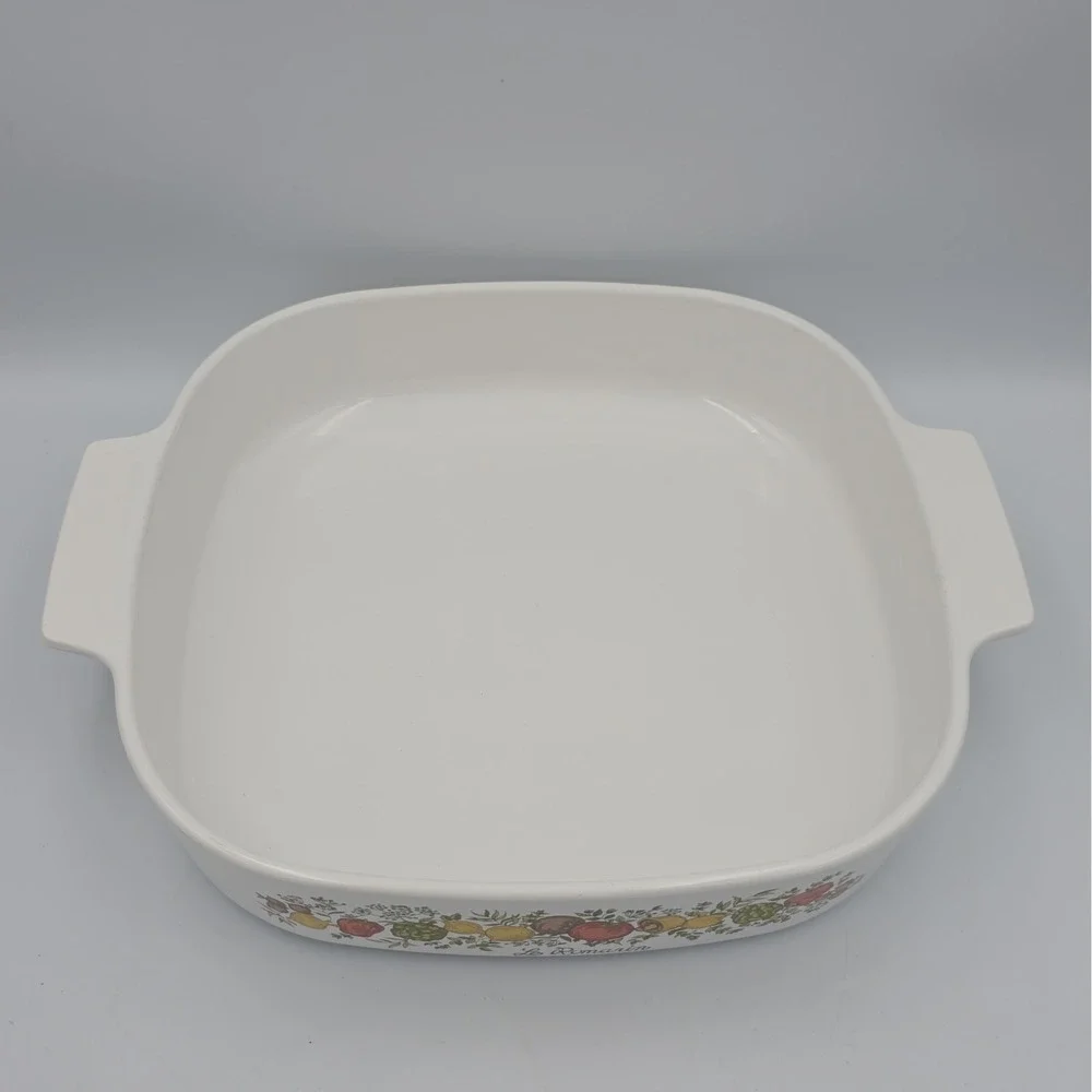 Vintage Corning Ware Spice of Life La Romarin A-10-B 10x10x2 Casserole READ